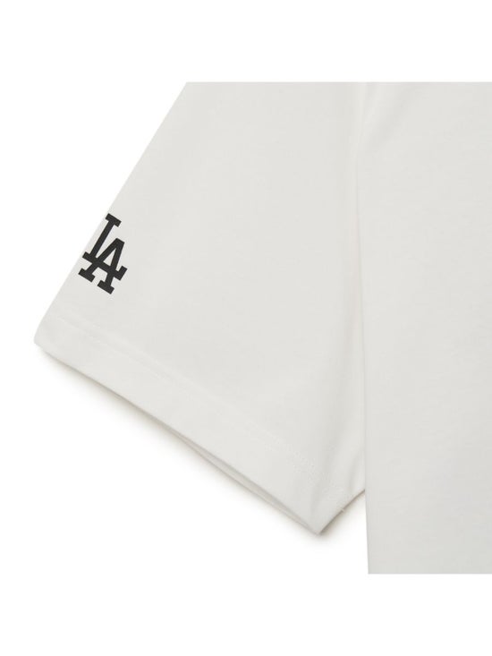 47 Brand MLB LA Dodgers T-Shirt In Off White With Colour Blocked Infill  Logo for Men