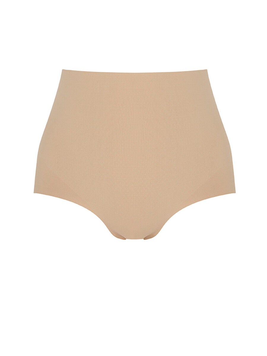 e-Tax, SABINA Seamless Shapewear High Waisted Shorts - Beige