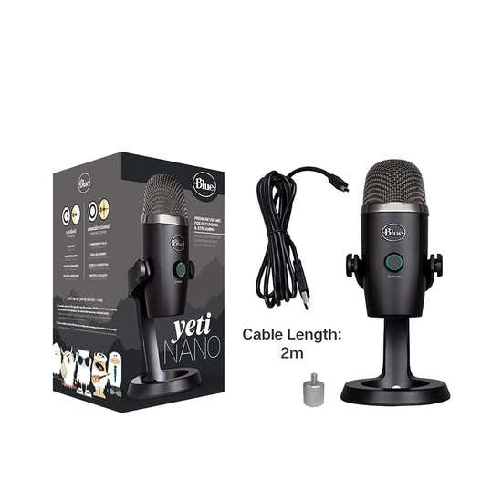 Blue Yeti Nano USB Microphone in Vivid Blue