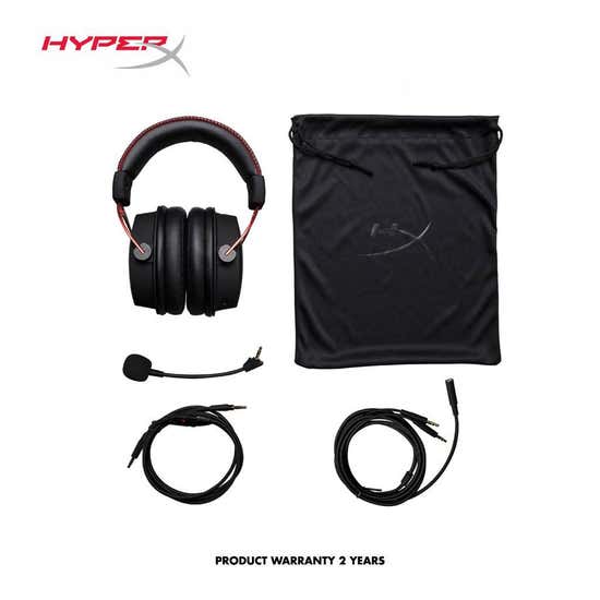 HyperX Cloud Alpha - Gaming Headset (Black-Red)