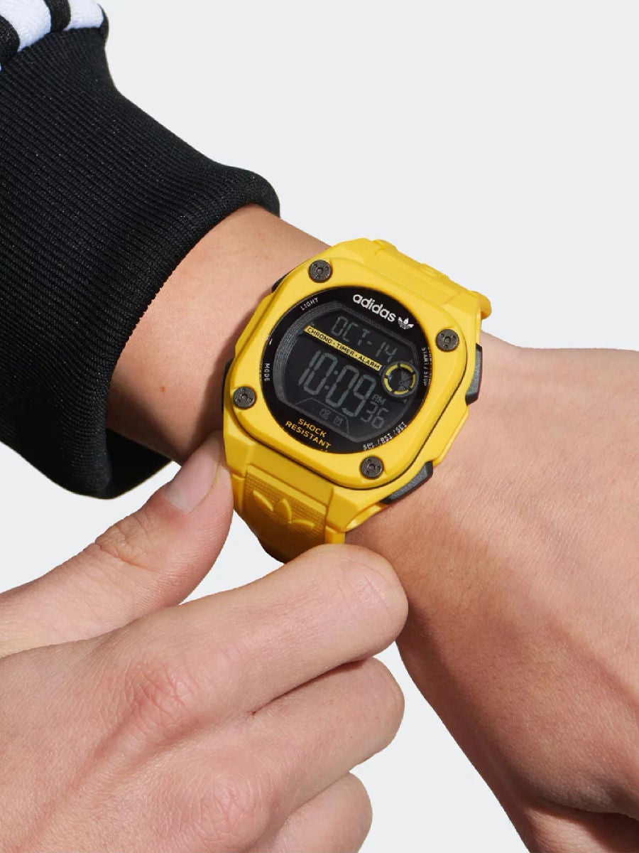 Yellow on sale adidas watch