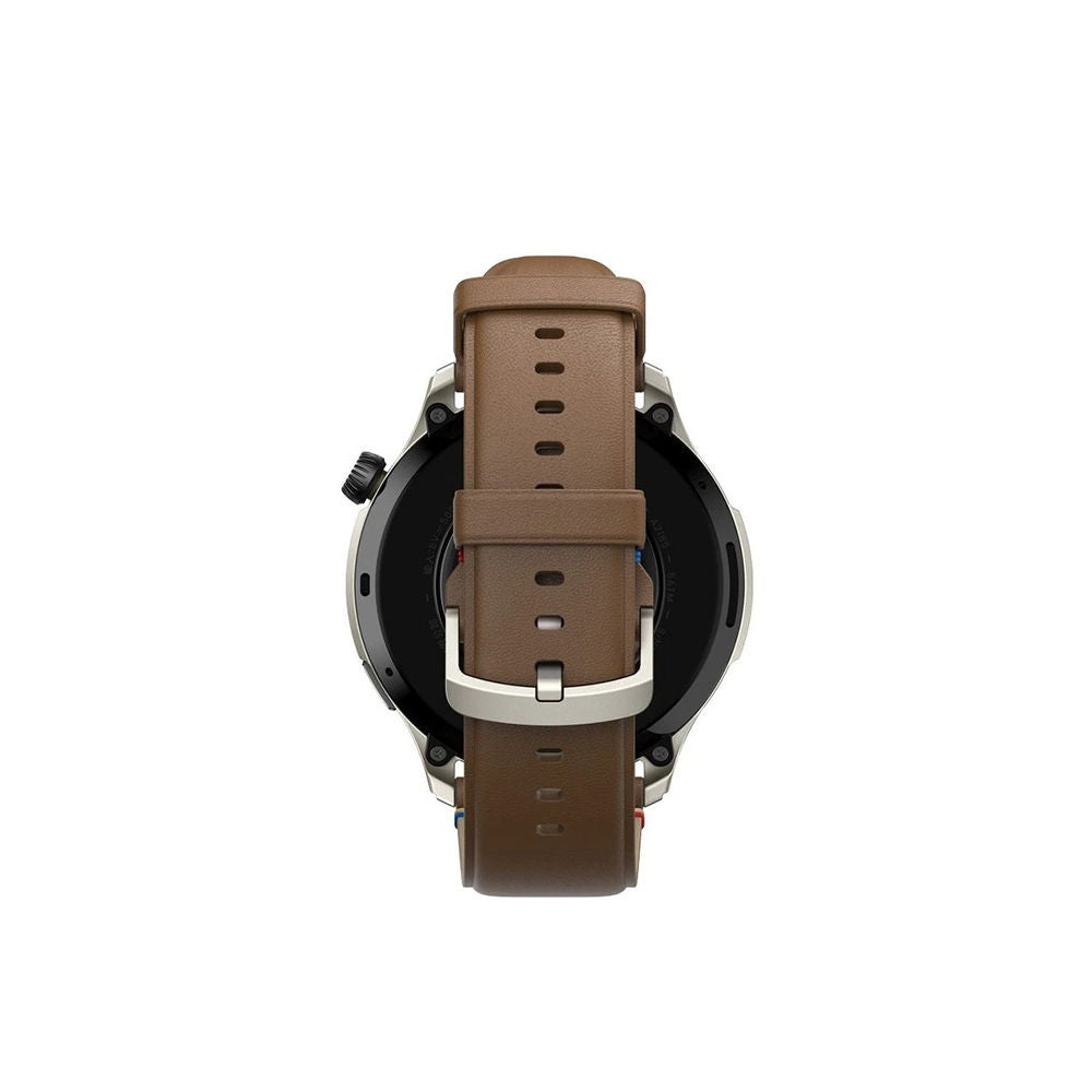 8.9% OFF on AMAZFIT Vintage Brown Leather Amazfit GTR 4 Smart Watch