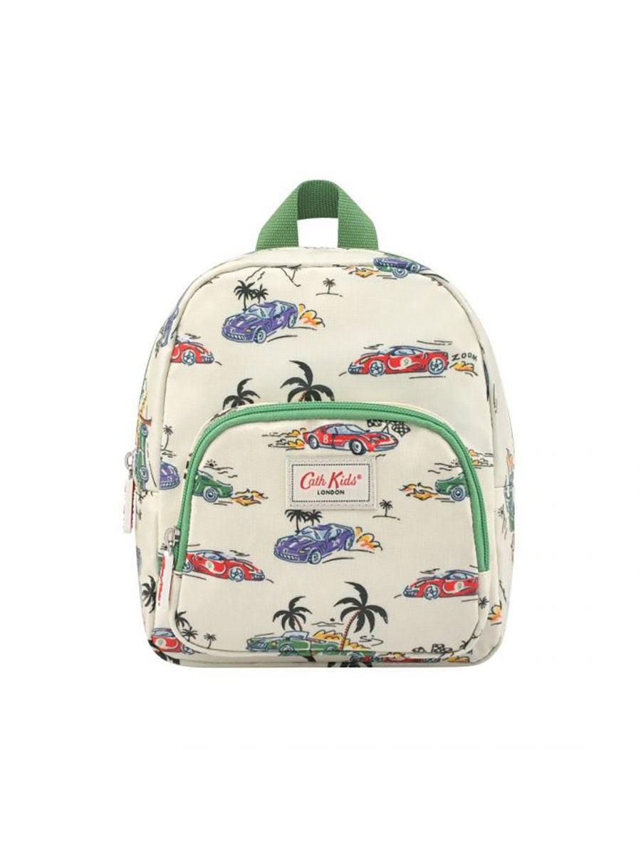 10.0 OFF on Cath Kidston Cream Kids Boy Mini Backpack Fast Cars