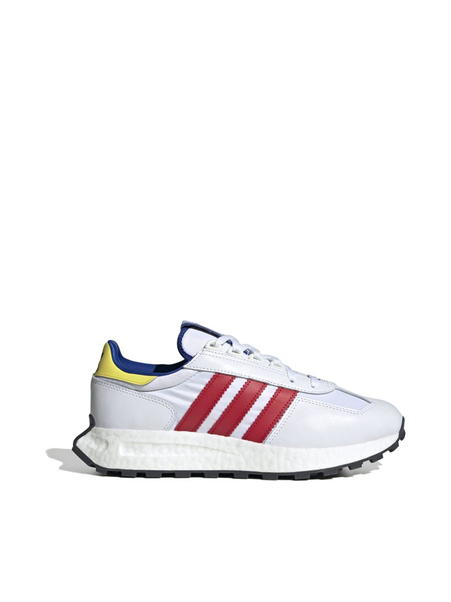 ADIDAS Men Sneakers Retropy E5 Ftwr White / Better Scarlet / Team Royal Blue  