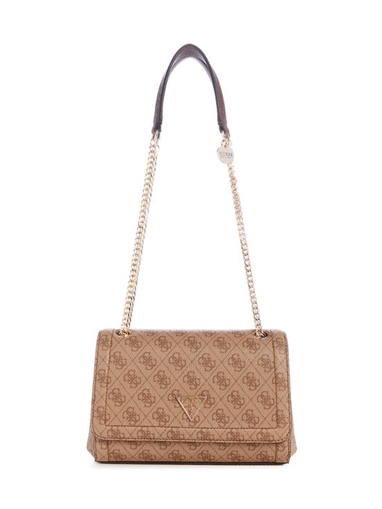 e-Tax | 20.0% OFF on GUESS WOMEN Noelle Convertible Xbody Flap Brown