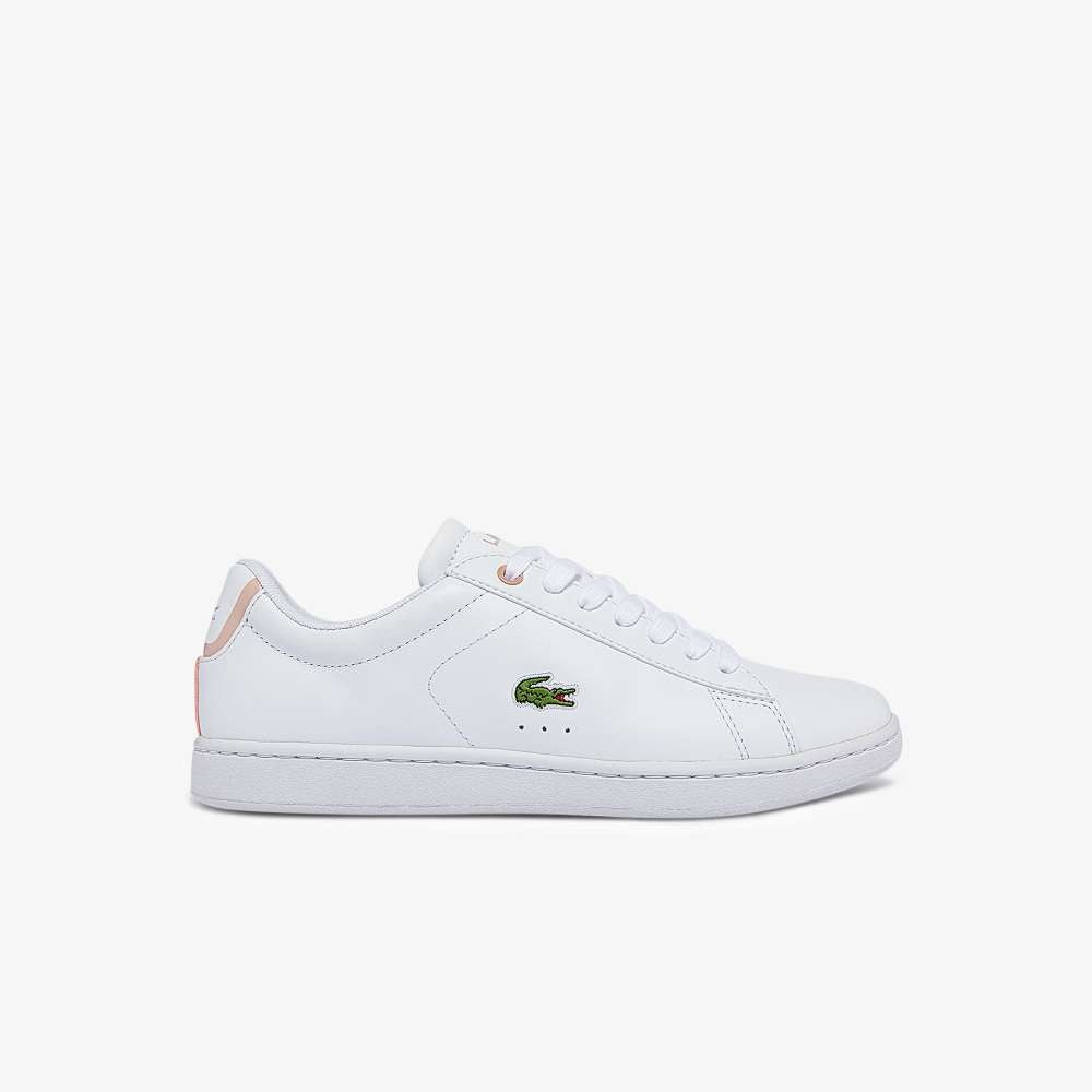 LACOSTE รองเท้าผ้าใบผู้หญิงลาคอสท์ รุ่น Carnaby Evo BL วัสดุหนัง