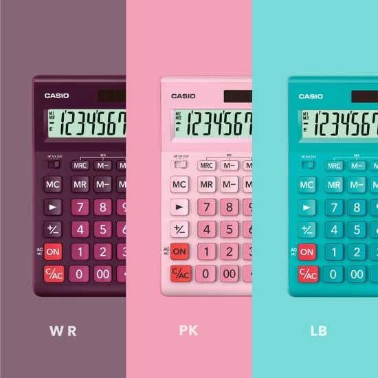 Calculatrice casio gr-12c rose - Conforama