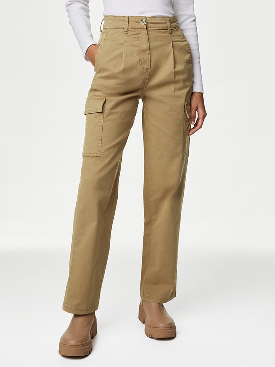 Cotton Rich Cargo Trousers