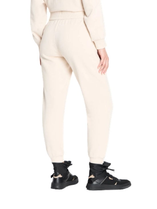 Armani Exchange Woman Pants Beige Size 8 Cotton, Elastane