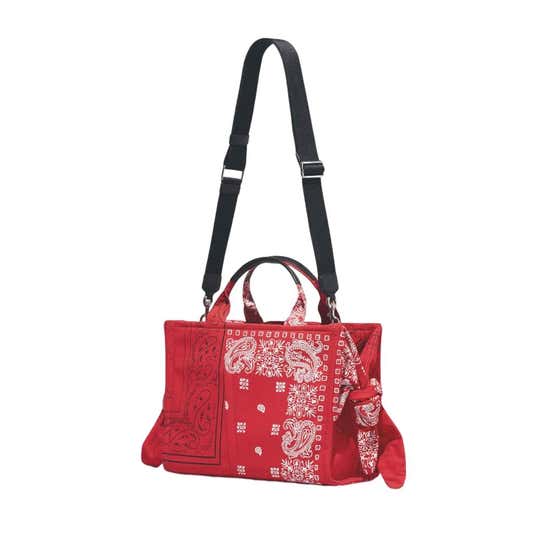 Marc Jacobs Medium Bandana Tote Bag in Red