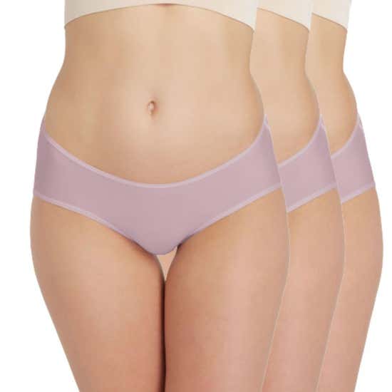 e-Tax  6.3% OFF on WACOAL Pink U-Fit Bikini Panty WU2986 Set 3 pcs.