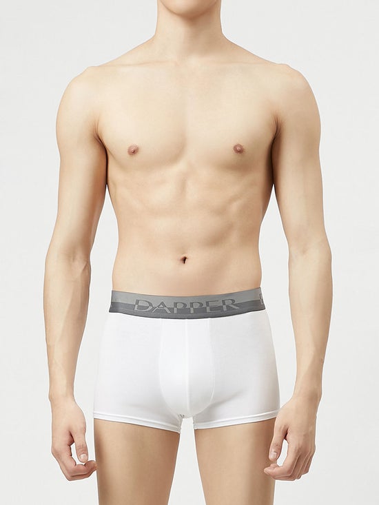 e-Tax  19.7% OFF on DAPPER Men Underwear Iconic Pima Cotton Briefs White  (Pack 2 Pcs.)