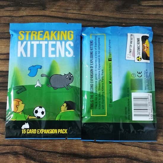 DICE CUP BOARD GAME Exploding Kittens: Streaking Kittens Expansion 