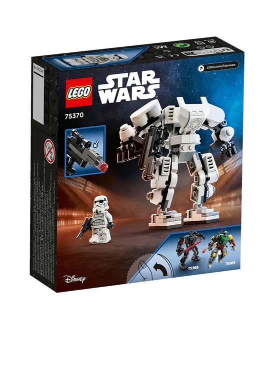 LEGO Stormtrooper Mech Building Toy Set (138 Pieces) Star Wars 75370 ...