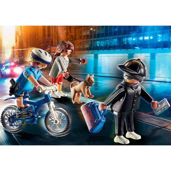 Playmobil Policeman & Burglar Building Set