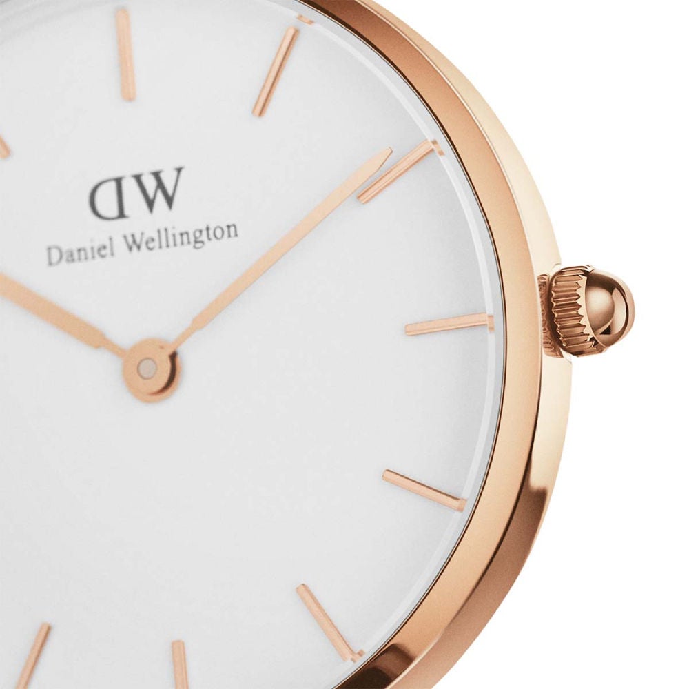 e Tax 30.0 OFF on DANIEL WELLINGTON Petite Rosewater White 32mm