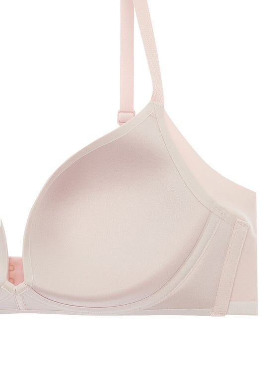 34.99% OFF on CALVIN KLEIN Women's Invisibles Push Up Plunge Bralette Ivory