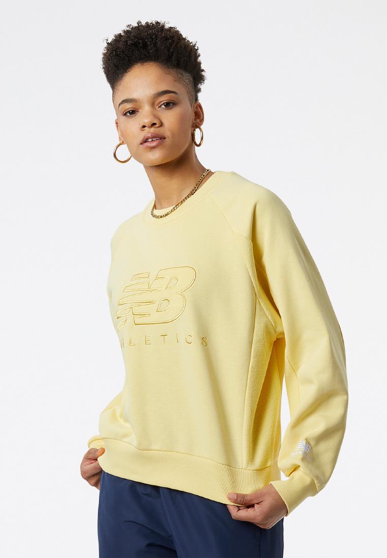 60.0% OFF on NEW BALANCE YELLOW NEW BALANCE Athletics Crew Women's