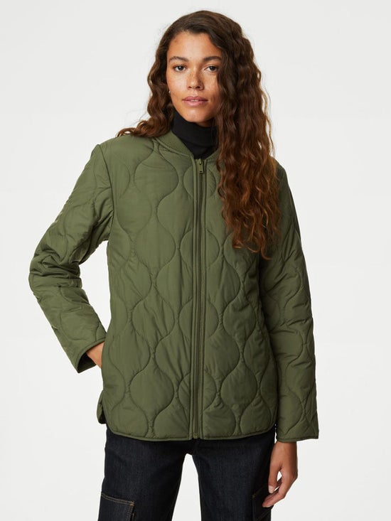 15.02% OFF on Marks & Spencer Women Jacket Recycled Thermowarmth ...