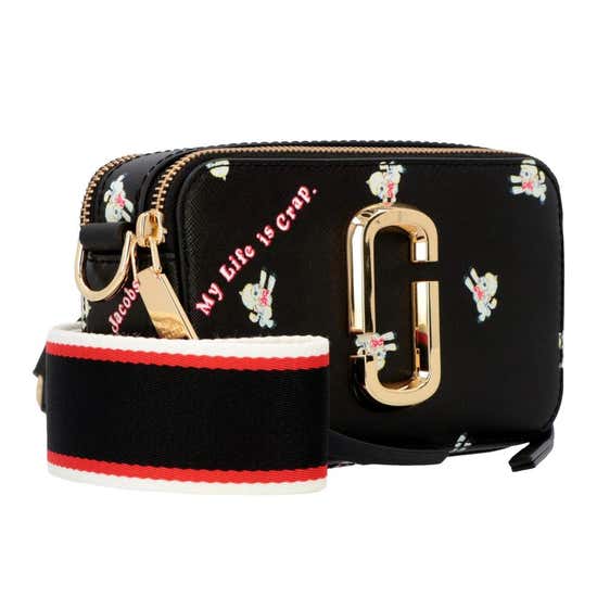 Marc Jacobs Baby Pink Multi Snapshot Leather Shoulder Bag B2827 No Strap  !!!