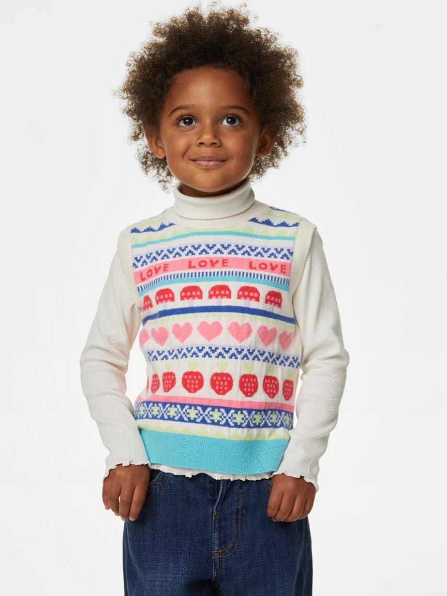 e Tax 10.0 OFF on Marks Spencer Girl Toddler Vest Jumper