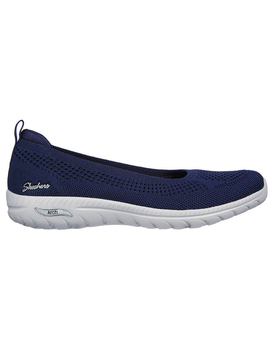 SKECHERS Women Active Arch Fit Flex Shoes Navy Central .th