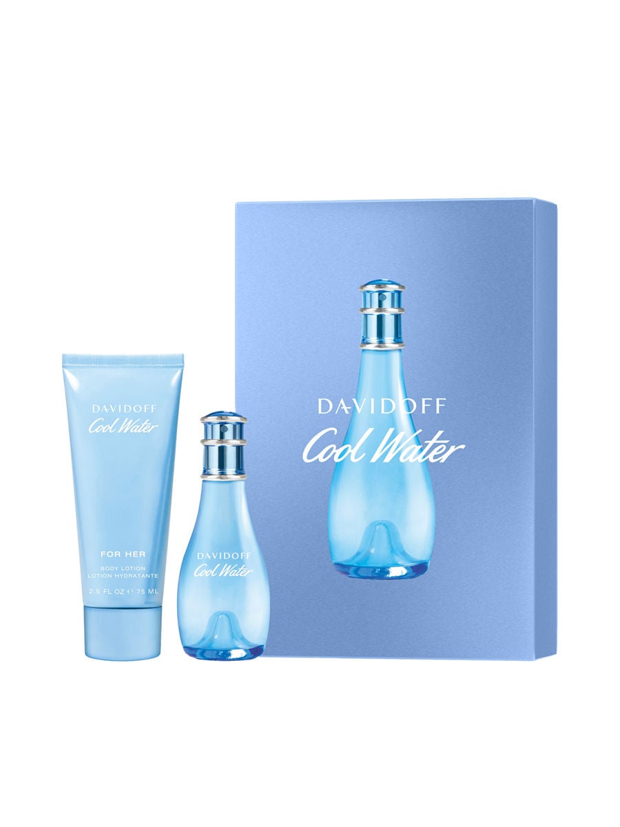 DAVIDOFF Cool Water Woman Fragrance Sets 30 mL 75 mL Central .th