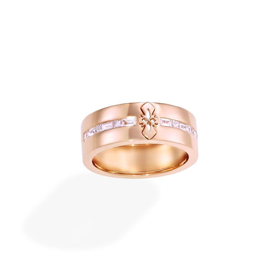 GEMS PAVILION Gems Pavilion Signature Ring - PINK GOLD - Central.co.th