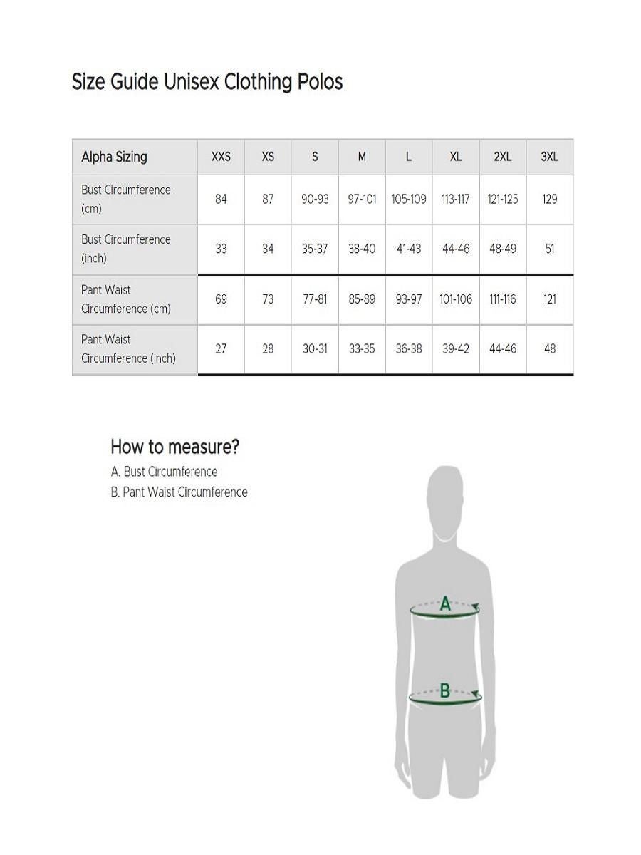 Lacoste 3xl 2024 size chart