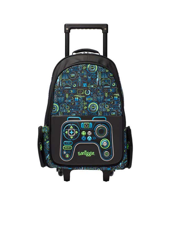 Smiggle Black Virtual Classic Backpack