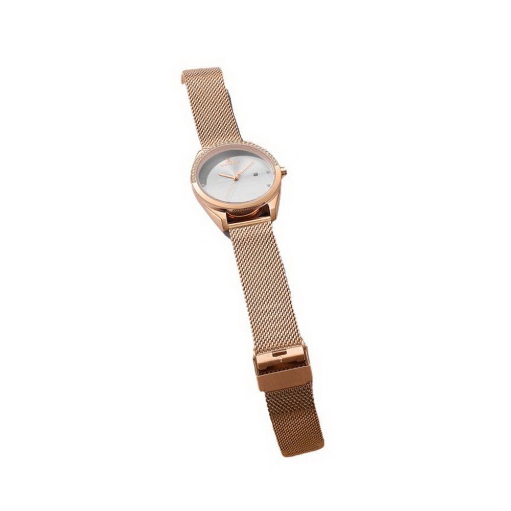 71.3 OFF on NAVIFORCE Rose Gold White Watch NF5015 D