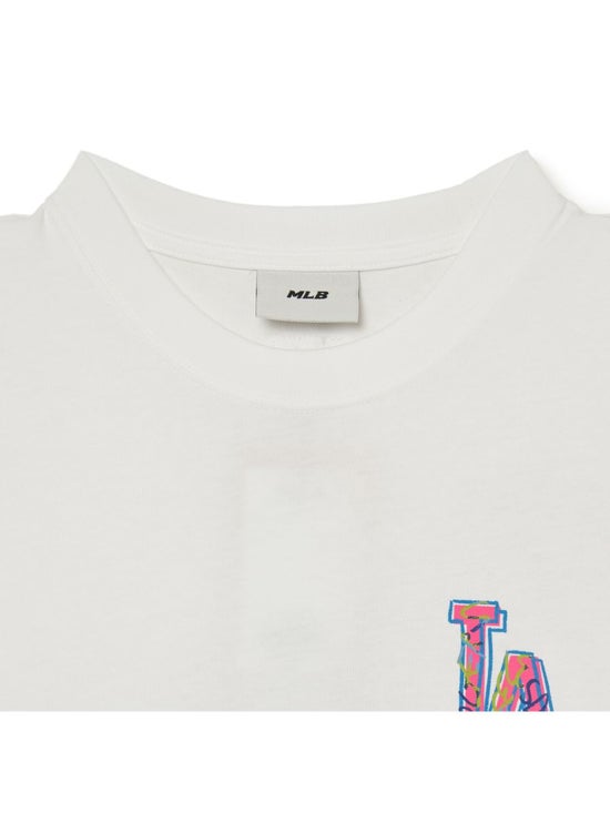 Off-White x MLB Los Angeles Dodgers T-Shirt Cream/Blue