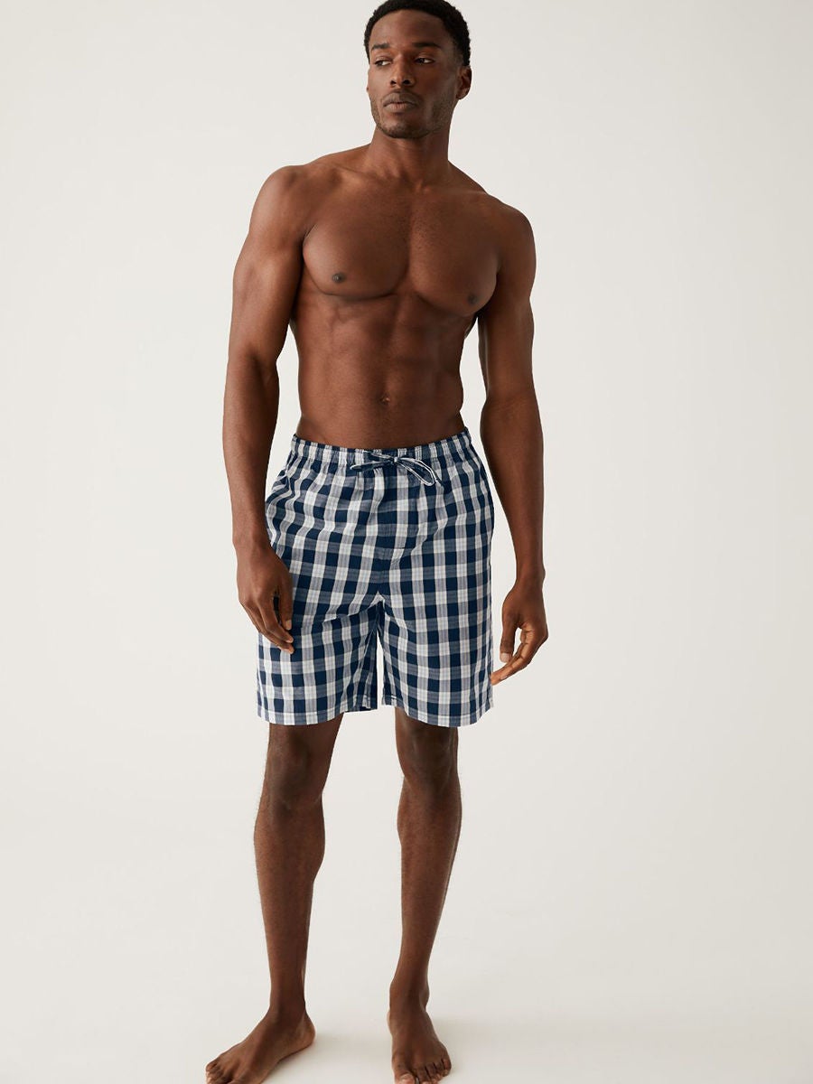 Marks and spencer mens best sale pajama shorts