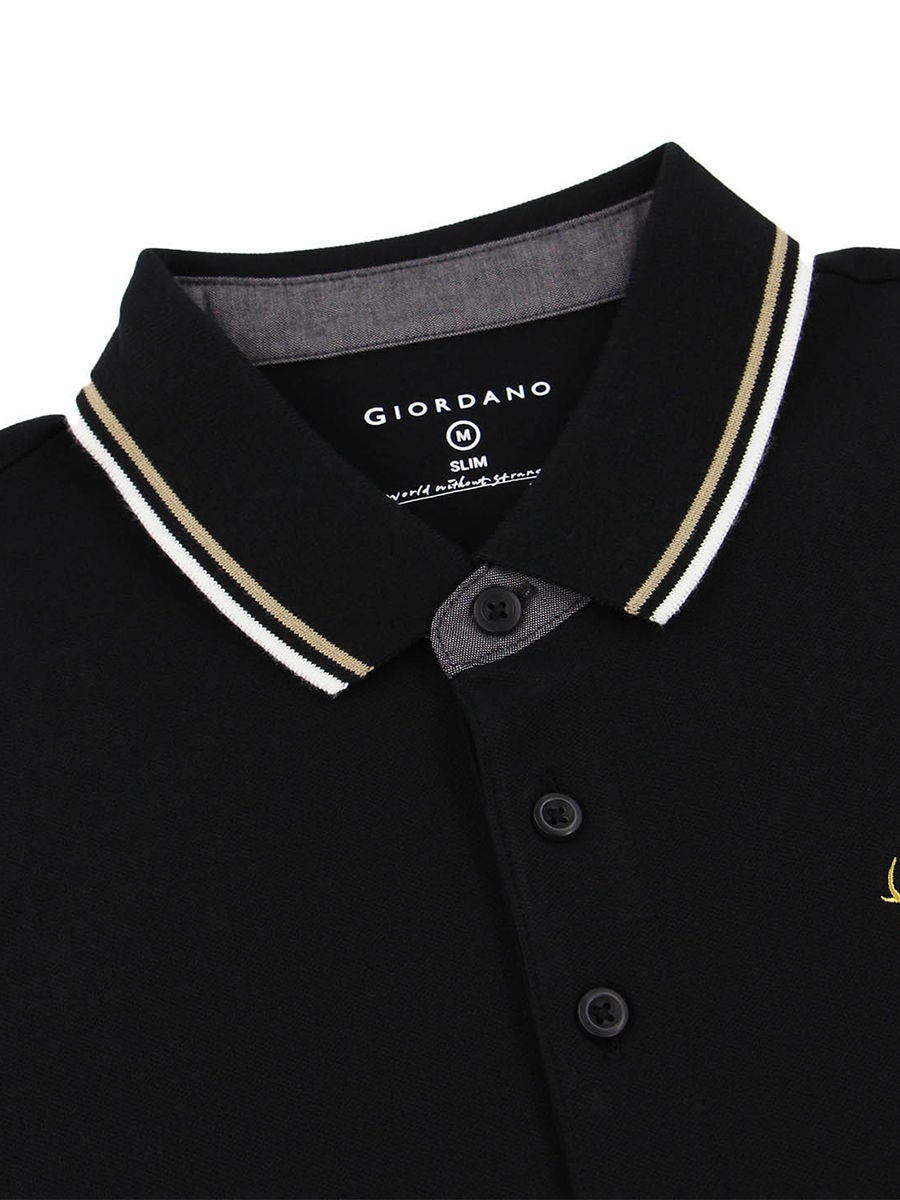 Giordano polo 2024 shirt black