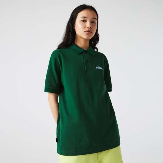 Unisex Lacoste LIVE Loose Fit Signature Cotton Polo