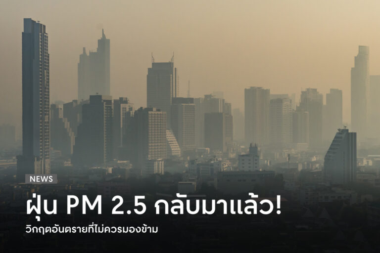 วิกฤตฝุ่น Pm 2.5 กลับมาแล้ว! ทำไมวันนี้เราต้องระวังกว่าที่ผ่านมา