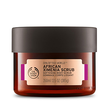 THE BODY SHOP สครับขัดผิวกาย Spa Of The World™ African Ximenia Scrub 350 ml.