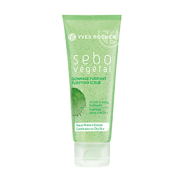 YVES ROCHER สครับเนื้อครีม Sebo Vegetal Purifying Scrub รุ่น 43009