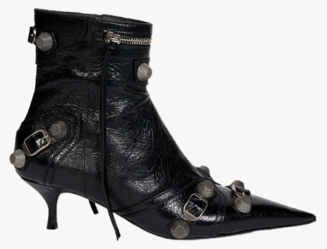 Balenciaga Cagole 50 leather ankle boots