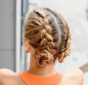 Braided, Sporty Bun