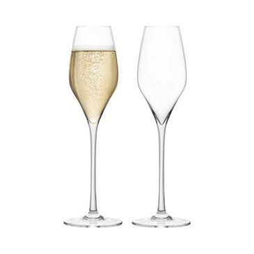 FINAL TOUCH FLUTE CHAMPAGNE GLASSES