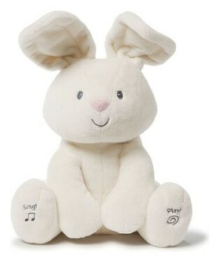 GUND WHITE RABBIT PLUSH TOY