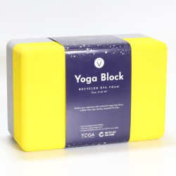 VAKEN Recycled Foam Yoga Block – Happiness