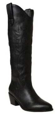 VILLAIN SF COWBOY BOOTS BLK