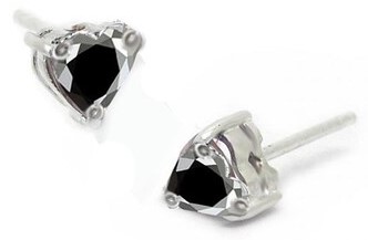 WEDNESDAY FINEJEWELTHAI BLK ONYX EARRINGS