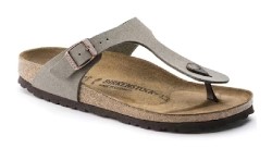 BIRKENSTOCK รองเท้าแตะ STONE GIZEH BIRKO-FLOR NUBUK