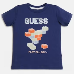 GUESS BOY เสื้อยืด รุ่น N2BI11I3Z11 BLUE