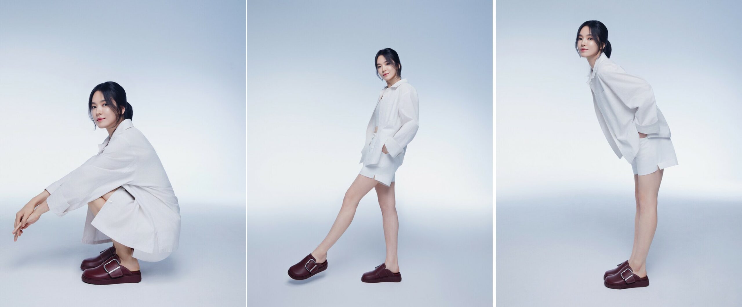 FitFlop GenFF Mules Deep Maroon Song Hye Kyo